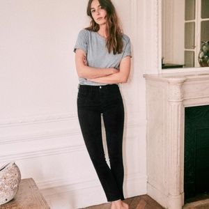 Sezane Perfect Slim Jeans Black size 33